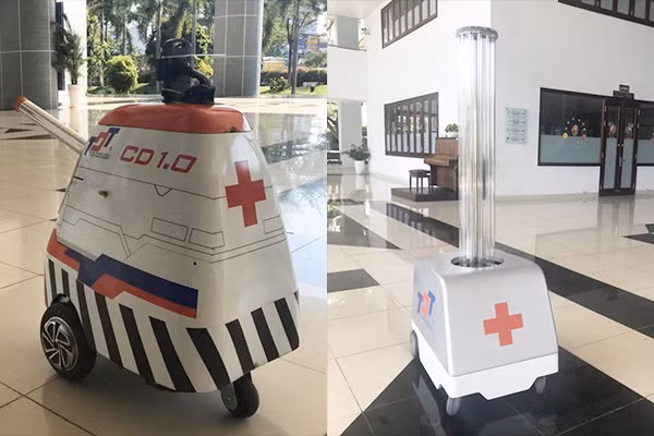 “Doi quan” robot Made in Vietnam tham gia chong dich COVID-19-Hinh-2