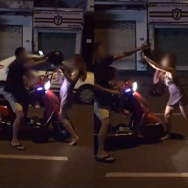 Chồng đánh vợ giữa đường vì ‘đi nhậu không xin phép‘ Chong danh vo giua duong vi ‘di nhau khong xin phep‘