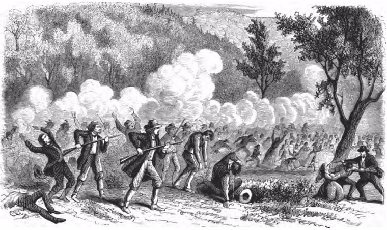 Năm 1864, dân quân California đã tàn sát 300 người da đỏ thuộc bộ lạc Yana khi họ tập trung ở Oak Run để cử hành một buổi lễ thiêng liêng.