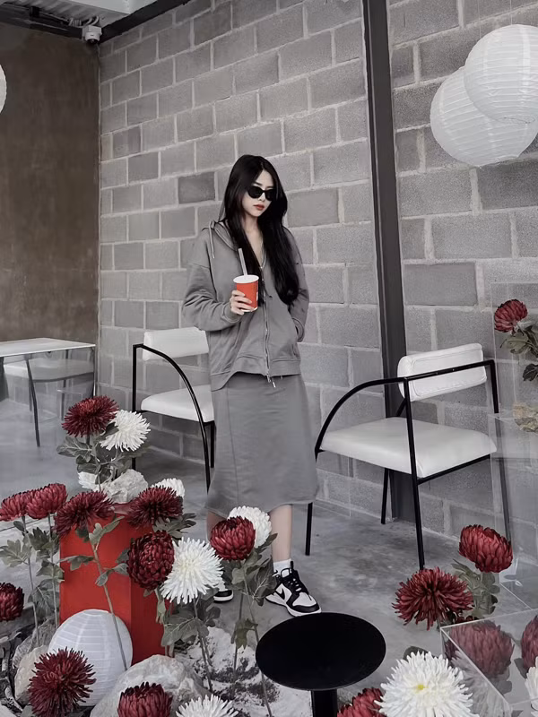 Nhờ tích cực trong quá trình vận động và giảm lượng chất nạp vào nên Khánh Vy đã giảm cân hiệu quả.