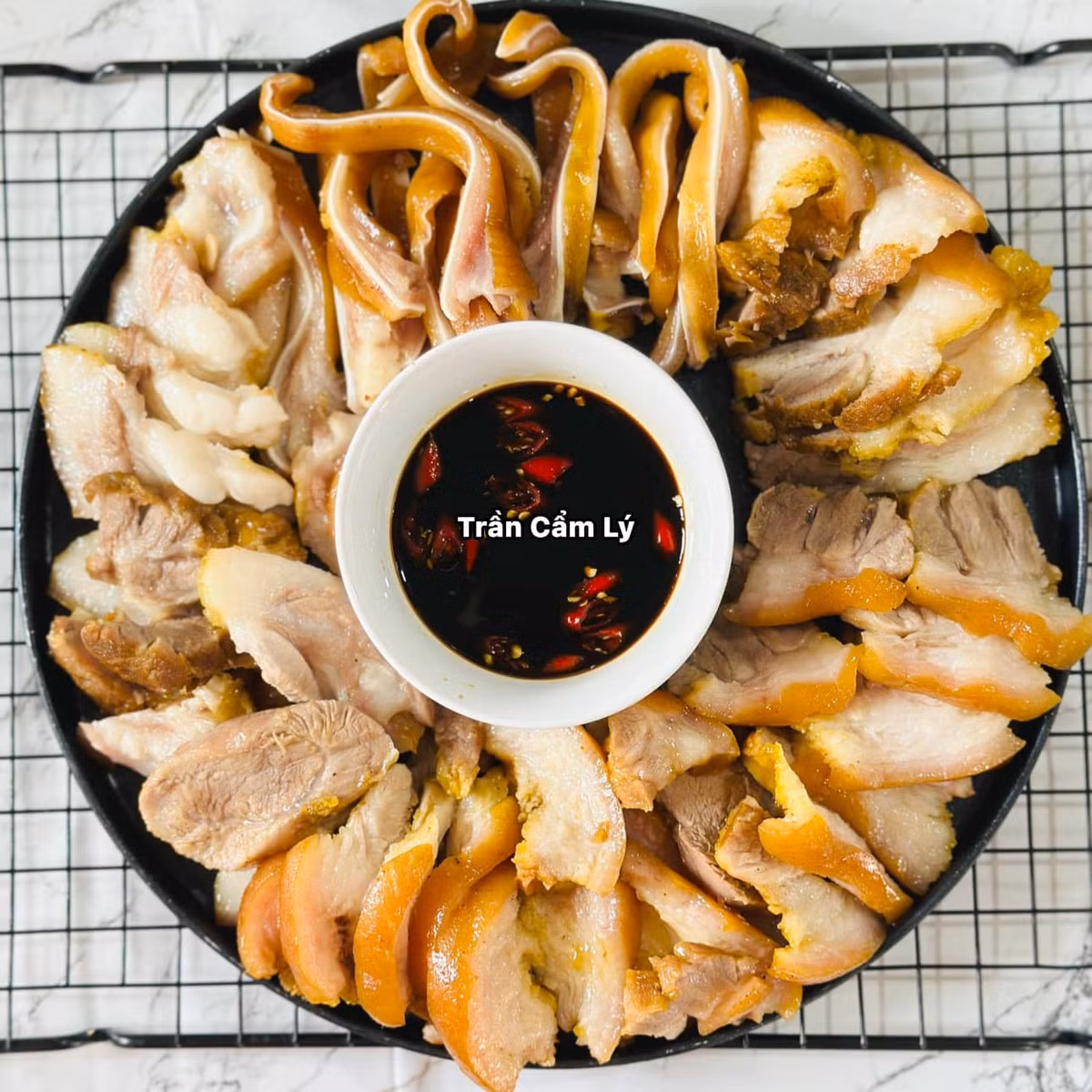 Bo phan toan collagen cua con heo, nau mon nay cuc ngon