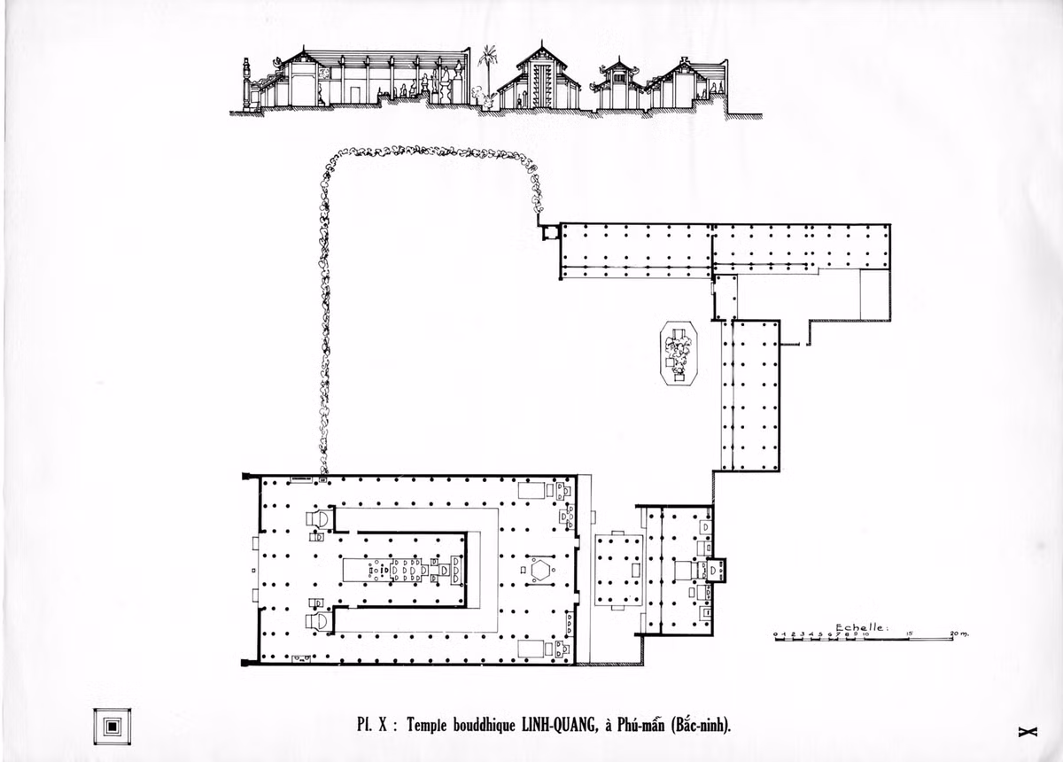 Chùa Linh Quang ở Phú Mẫn (thôn Phú Mẫn, thị trấn Chờ, huyện Yên Phong), tỉnh Bắc Ninh.