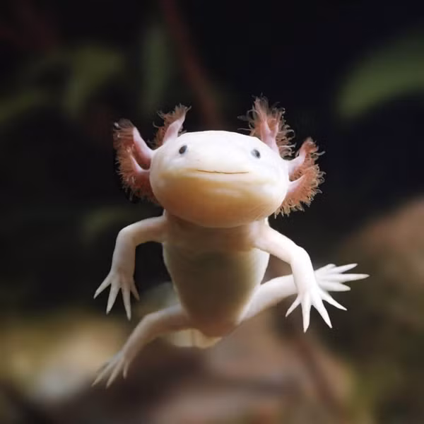 Kỳ giông Mexico (Ambystoma mexicanum) dài 10-30 cm, thường giữ hình dạng của ấu trùng với 6 chiếc mang ngoài ngày cả khi đã trưởng thành. Động vật này được tìm thấy tại một số hồ nước ở Mexico và đã du nhập vào nhiều quốc gia như một sinh vật cảnh.