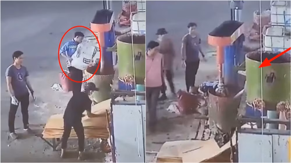 Bị cuốn vào máy trộn, nam công nhân ở Bình Phước bị thương nặng - Hình 2 Bi cuon vao may tron, nam cong nhan o Binh Phuoc bi thuong nang-Hinh-2