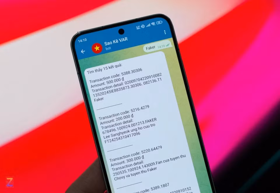 Tao web, chatbot 'soi' 12.000 trang sao ke ung ho vung lu lut