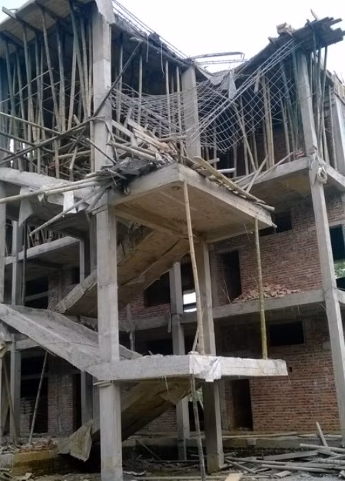 Hiện trường xảy ra vụ việc.