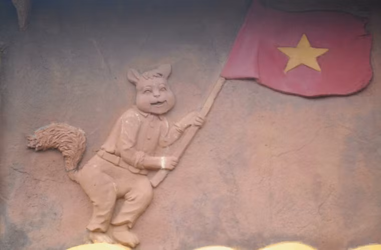Bước vào đường hầm những hình ảnh ngộ nghĩnh, đáng yêu chắc chắn sẽ làm bạn thích thú. 