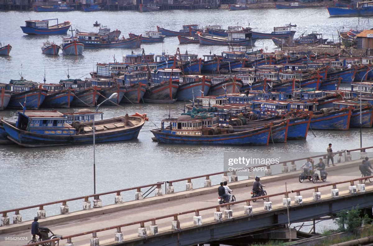 Cầu Xóm Bóng ở Nha Trang.