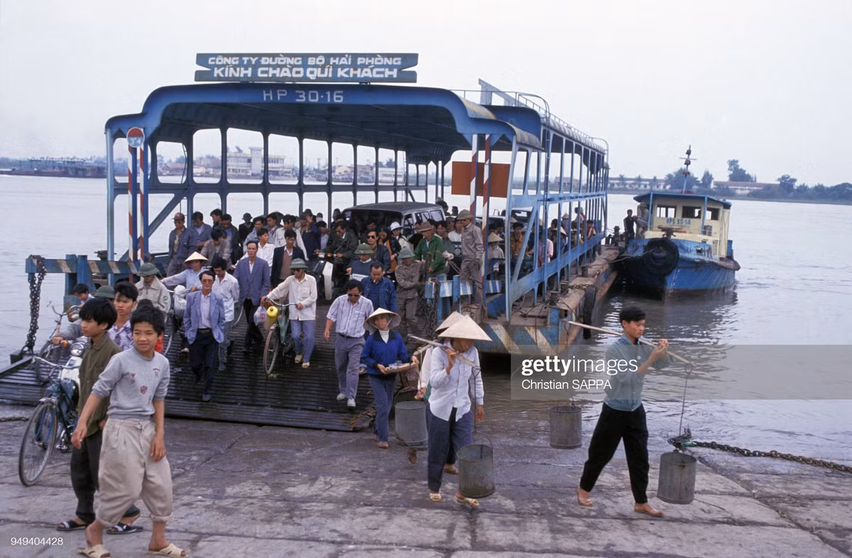 Bến phà Bính ở Hải Phòng.
