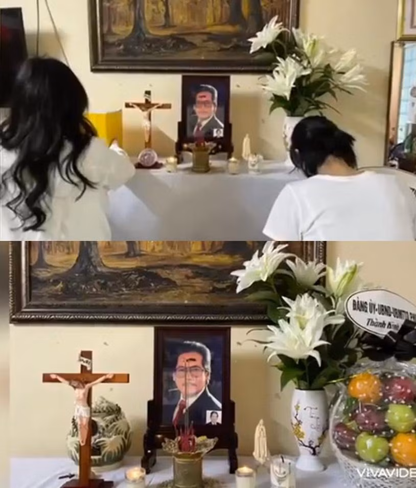 Tro cot NSUT Quoc Tru ve nha, Ha Kieu Anh thong tin tang le-Hinh-2