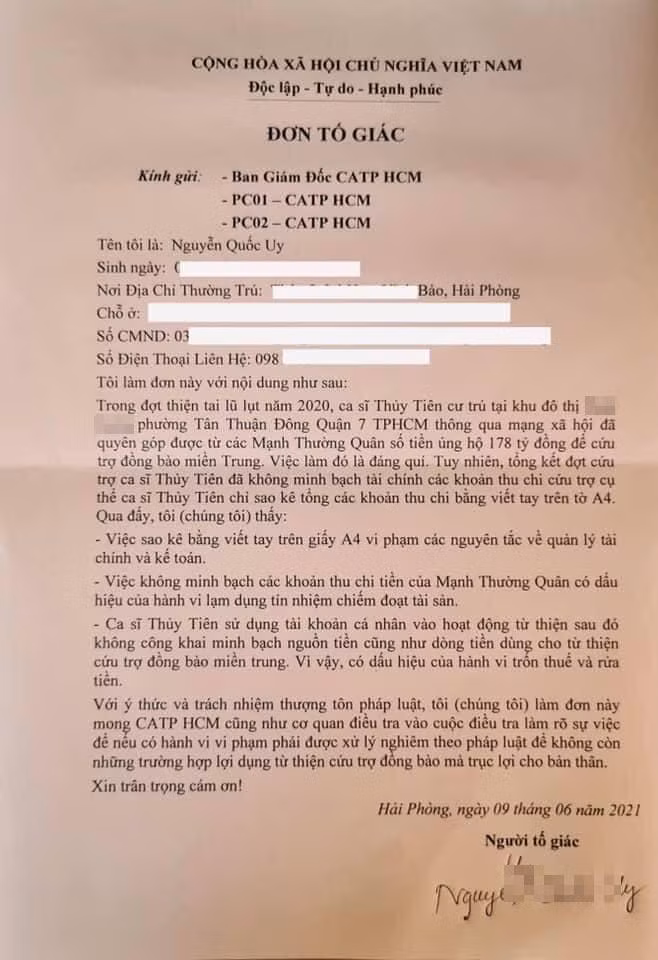 Xuat hien don to giac Thuy Tien khong minh bach 178 ty tu thien