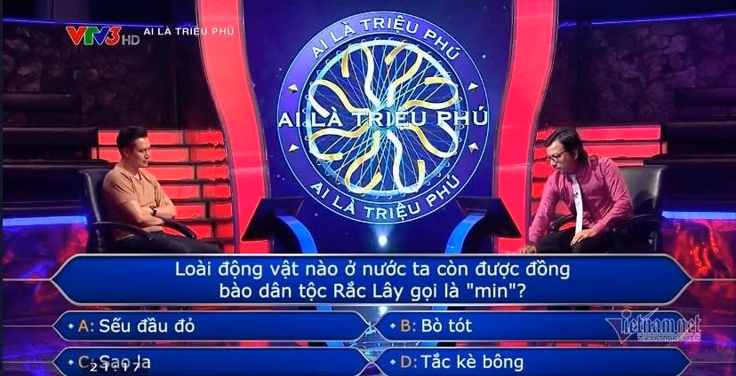 Trước lĩnh vực nằm ngoài tầm hiểu biết, nam diễn viên xin dừng cuộc chơi để bảo toàn tiền thưởng.