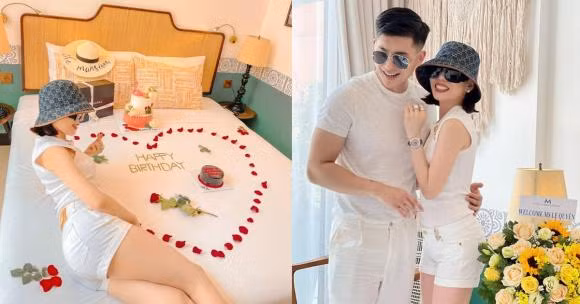 Lệ Quyên và Lâm Bảo Châu thường xuyên khiến mọi người ghen tị vì sự lãng mạn ngọt ngào dành cho nhau