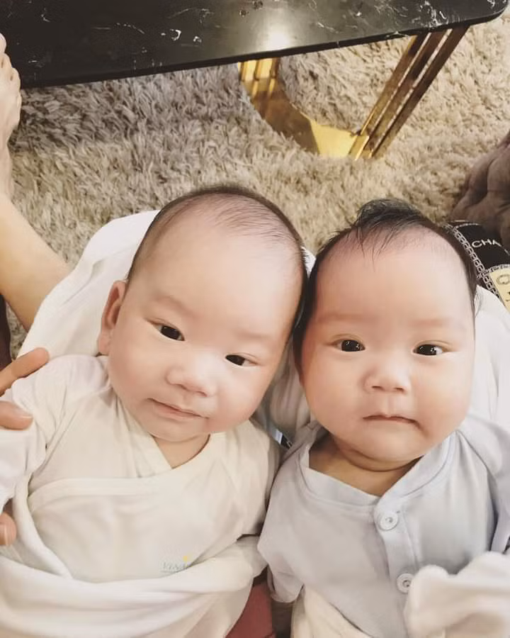 Hai anh em Dừa và Đu Đủ giống hệt nhau và được nhận xét là bản sao của bố từ đôi mắt hai mí, sống mũi.... Thảo Bebe cũng thừa nhận mình "đẻ thuê" và dường như con không có tý nào giống mẹ.