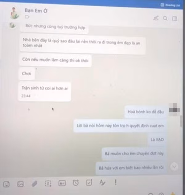 Nham Hoang Khang xin loi Phi Nhung, doc chi thay mot troi 