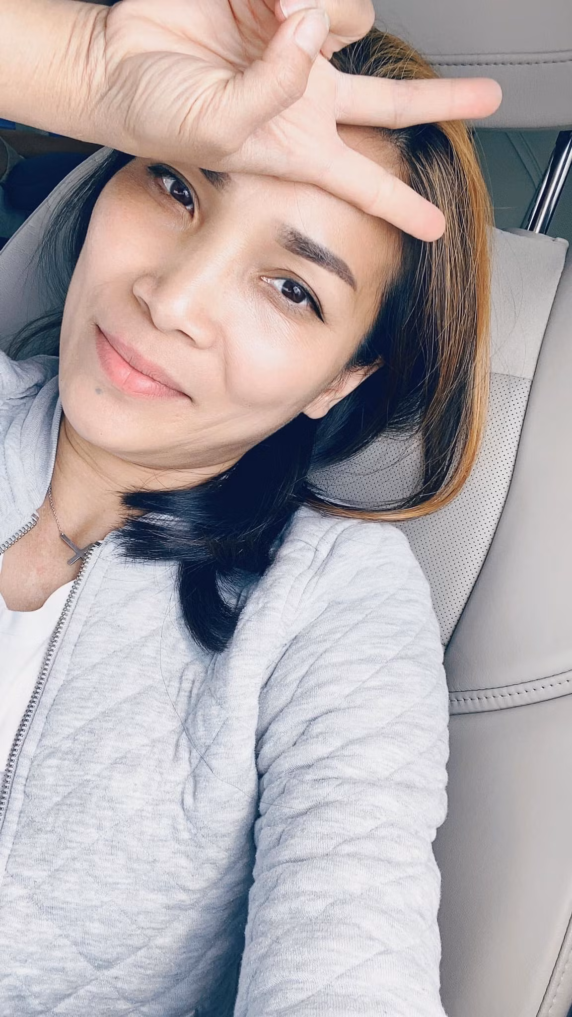 Mặt mộc tươi tắn của Hồng Ngọc.