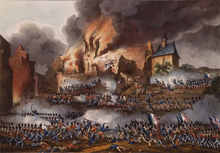  2. Các bên tham chiến chính. Trận chiến giữa quân đội Napoléon và một liên minh các lực lượng Anh, Hà Lan, Đức và Bỉ dưới sự chỉ huy của Công tước Wellington và Thủ tướng Hà Lan, Hoàng tử Blücher của Phổ. Ảnh: Pinterest.