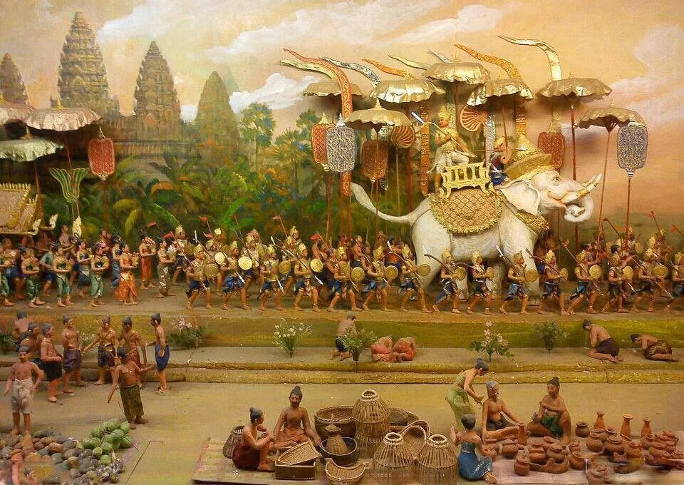  1. Đế chế hùng mạnh ở Đông Nam Á. Văn minh Khmer là một trong những đế chế hùng mạnh nhất Đông Nam Á, tồn tại từ thế kỷ 9 đến thế kỷ 15, với trung tâm là khu vực Campuchia ngày nay. Ảnh: Pinterest.