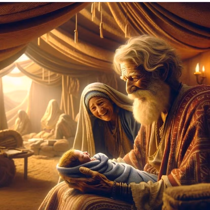  Gắn liền với tổ phụ Abraham: Theo truyền thống Do Thái, Sefer Yetzirah được cho là do tổ phụ Abraham viết hoặc được truyền cảm hứng từ sự khôn ngoan của ông. Ảnh: Pinterest.