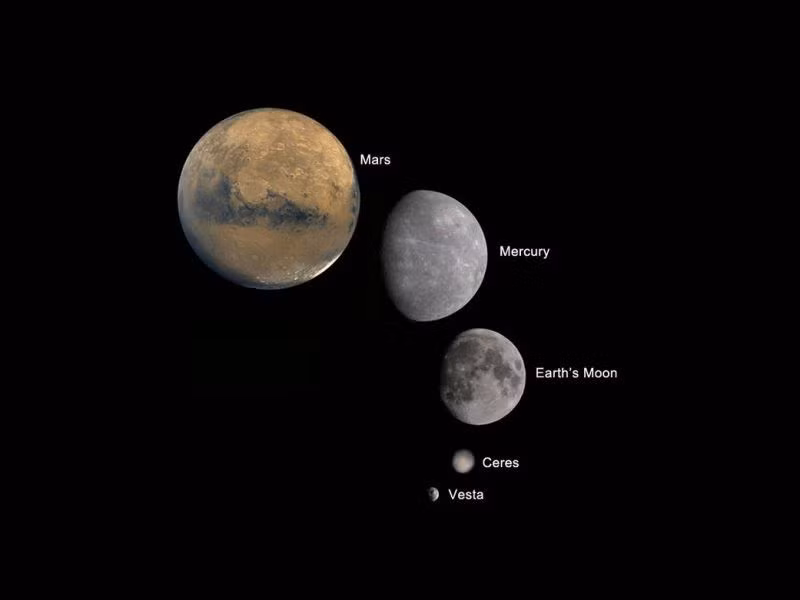  15. Chìa khóa hiểu biết về Hệ Mặt Trời sơ khai. Ceres là một "hóa thạch không gian", giúp các nhà khoa học hiểu thêm về cách các hành tinh và hành tinh lùn hình thành trong giai đoạn đầu của Hệ Mặt Trời. Ảnh: Pinterest.