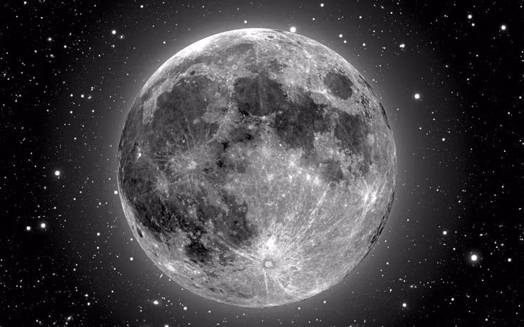  Chiêm tinh Mặt Trăng. Jyotish tập trung nhiều vào vị trí của Mặt Trăng thay vì Mặt Trời, bởi Mặt Trăng được coi là đại diện cho tâm hồn, cảm xúc, và tâm trí của con người. Ảnh: Pinterest.