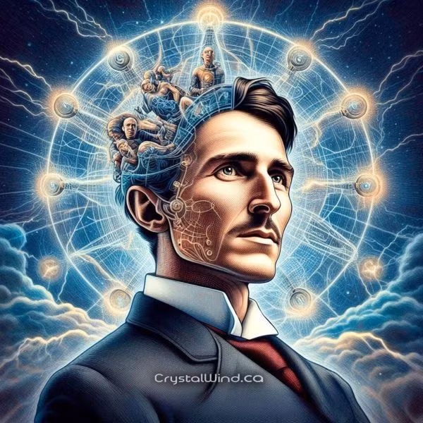  11. Những dự đoán về tương lai. Tesla dự đoán sự xuất hiện của các thiết bị di động hiện đại, bao gồm smartphone, khi ông nói về các thiết bị có thể truyền tải dữ liệu qua không gian vào năm 1926. Ảnh: Pinterest.
