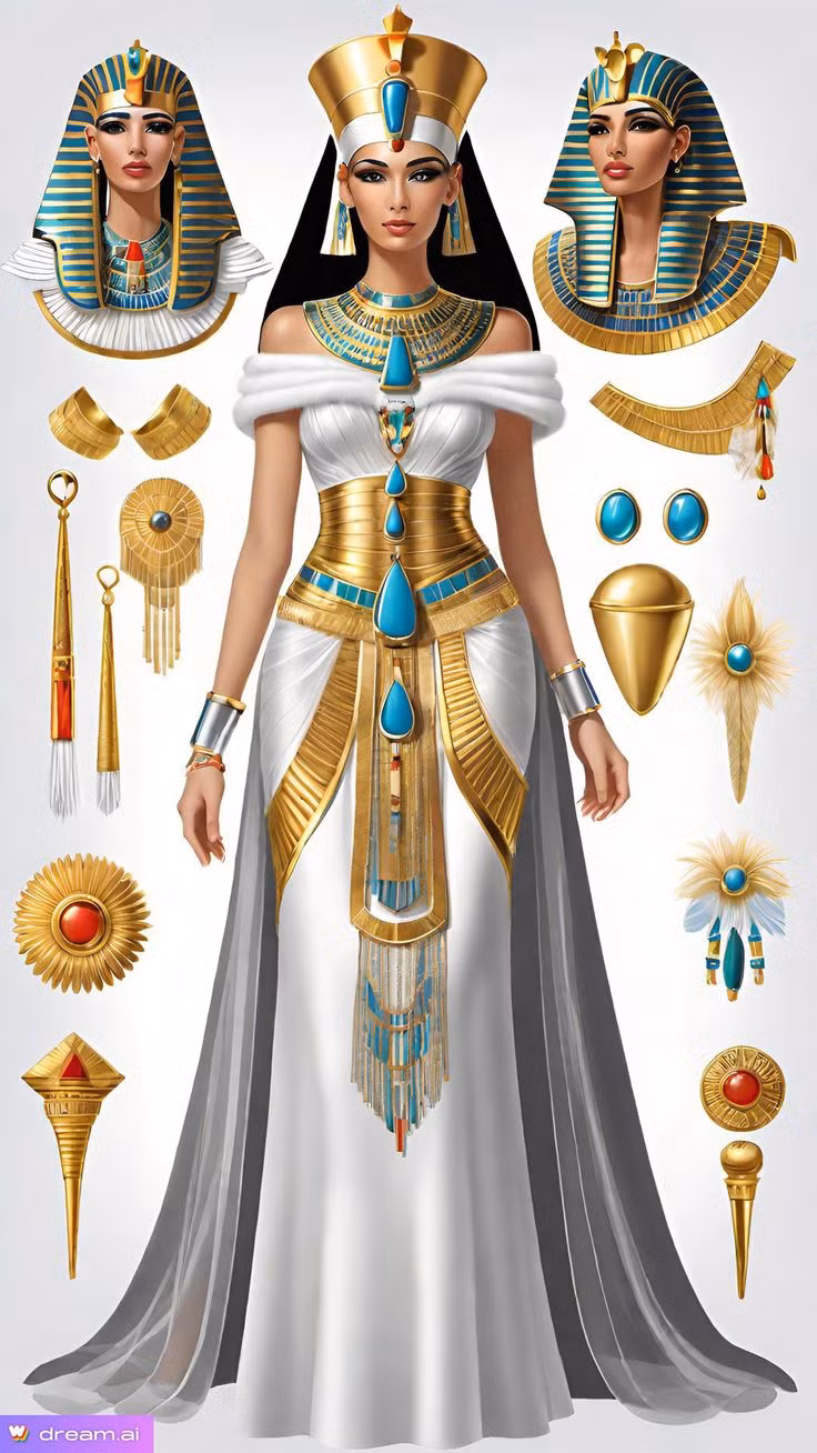  5. Là nhà chính trị tài ba. Cleopatra không chỉ dựa vào sắc đẹp mà còn dùng trí tuệ và kỹ năng ngoại giao để củng cố quyền lực, đặc biệt thông qua liên minh với Julius Caesar và Mark Antony. Ảnh: Pinterest.