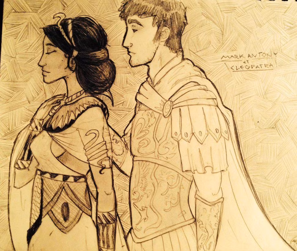  12. Mark Antony và Cleopatra: Một câu chuyện tình bi kịch. Cleopatra có mối tình nổi tiếng với tướng La Mã Mark Antony. Cả hai kết thúc cuộc đời sau thất bại trong trận Actium (31 TCN). Ảnh: Pinterest.