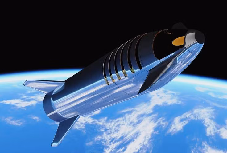  6. Thời gian bay tới Sao Hỏa. Một chuyến bay từ Trái Đất đến Sao Hỏa bằng tàu vũ trụ Starship sẽ mất khoảng 6-9 tháng, tùy thuộc vào vị trí của hai hành tinh trong quỹ đạo. Ảnh: Pinterest.