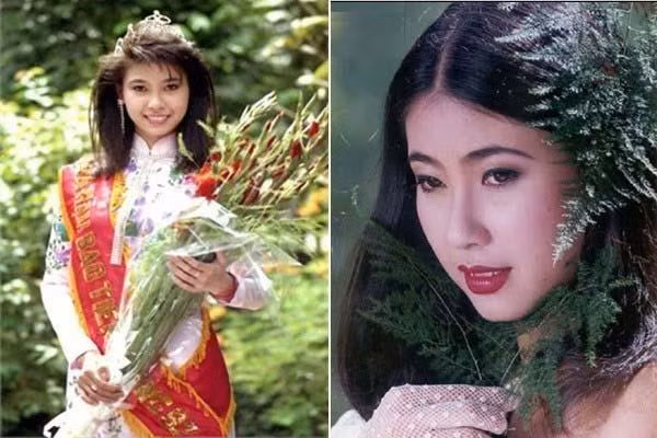 Hoa hau Ha Kieu Anh gay 