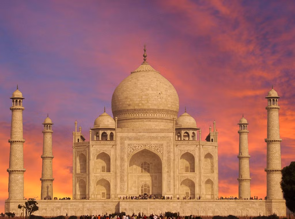 Năm 1828, Lord William Bentinck cho biết nhiều bộ phận của lăng Taj Mahal bị tháo dỡ và đem bán ở châu Âu, trong đó có London. Một số phần của lăng mộ trên còn được đem tới cho vua Anh George IV.