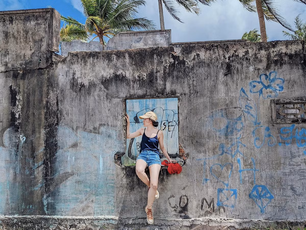 Di Phu Quoc le 2/9, co gai 9x bat mi cach an ngon, choi la