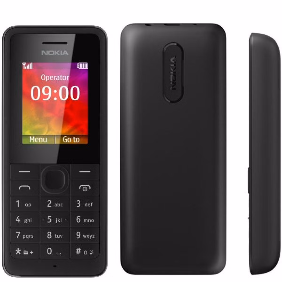 Nokia 106 (500.000 đồng). Là phiên bản cao hơn của Nokia 105 với vẫn kiểu dáng thiết kế có phần vuông vức nhưng màn hình trang bị lớn hơn, 1,8 inch độ phân giải 128 x 160 pixel đem lại không gian hiển thị tốt và dễ nhìn hơn so với “đàn em”. Giá của máy vẫn ở mức rất hấp dẫn, chỉ 500.000 đồng giúp người dùng sẵn sàng bỏ tiền ra để sở hữu máy với một màn hình lớn hơn. Nokia 106 vẫn được trang bị viên pin 800 mAh đem lại thời lượng pin mà nhiều smartphone hiện nay phải ngưỡng mộ. Máy có 1 SIM kết nối và bộ nhớ trong có thể chứa tối đa 500 số. Như một tính năng hữu ích kèm theo, đèn pin trên máy sẽ thực sự hữu ích trong những tình huống thiếu sáng.