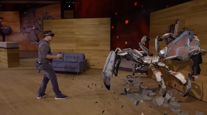  Bộ phát triển HoloLens sẽ có giá 3.000 USD. Đêm qua, Microsoft cũng đã giới thiệu game mới là Project X-Ray dành cho thiết bị thực tại ảo HoloLens và một tin tức quan trọng không kém là bộ kit dành cho các phát triển. Với giá 3.000 USD, các nhà phát triển sẽ có thể có bộ HoloLens trên tay vào quý cuối cùng của năm tới. Microsoft hứa hẹn bộ HoloLens sẽ không có dây, không cần cáp để kết nối với máy tính một khi đã có các ứng dụng cài sẵn. Nếu bạn là nhà phát triển thực tại ảo, bạn có thể bắt đầu phát triển ứng dụng cho nền tảng này ngay từ hôm nay.