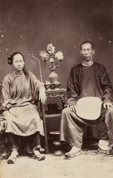 Thiếu nữ An Nam và đàn ông người Hoa.