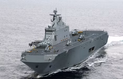 Tàu đổ bộ tiến công kiểu mới Type 081.