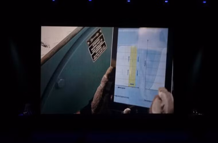 Phil Schiller tiếp tục quay lại sân khấu để giới thiệu iPad mới.