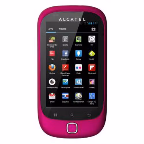 Alcatel One Touch 927N. Chiếc điện thoại của hãng Alcatel đang được chào hàng với giá 699.000 đồng. Điện thoại có màn hình 3,2 inch, sử dụng hệ điều hành Android 2.2, camera 3.2 Mp, kết nối wifi, 3G và Bluetooth 2.1. Máy cũng được cài sẵn các ứng dụng phổ biến nhất hiện nay như Facebook, Twitter, Email, trình duyệt web, FM Radio, và hỗ trợ thẻ nhớ MicroSD lên đến 32GB.