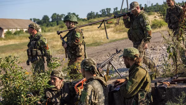 Những dân quân tự vệ ở miền đông Ukraine.