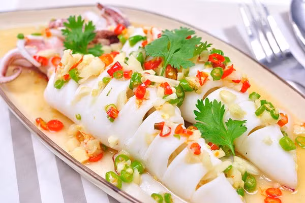 Hấp mực đừng dại cho nước lã: Làm theo công thức này tuyệt ngon Hap muc dung dai cho nuoc la: Lam theo cong thuc nay tuyet ngon