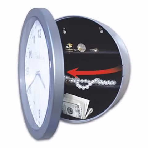 Một chiếc két có hình một chiếc đồng hồ sẽ là nơi cất giữ tiền bạc tiện lợi và an toàn cho gia chủ