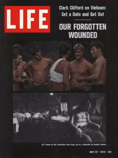 "Vết thương bị lãng quên". Số ra ngày 22-5-1970.