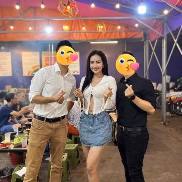 Hoa hau Ngoc Chau ngoai doi thuong, thai do va sac voc the nao?