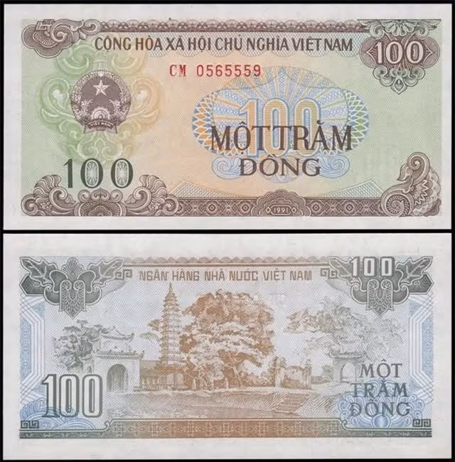 To tien giay cua Viet Nam dang luu hanh nhung rat hiem gap-Hinh-2
