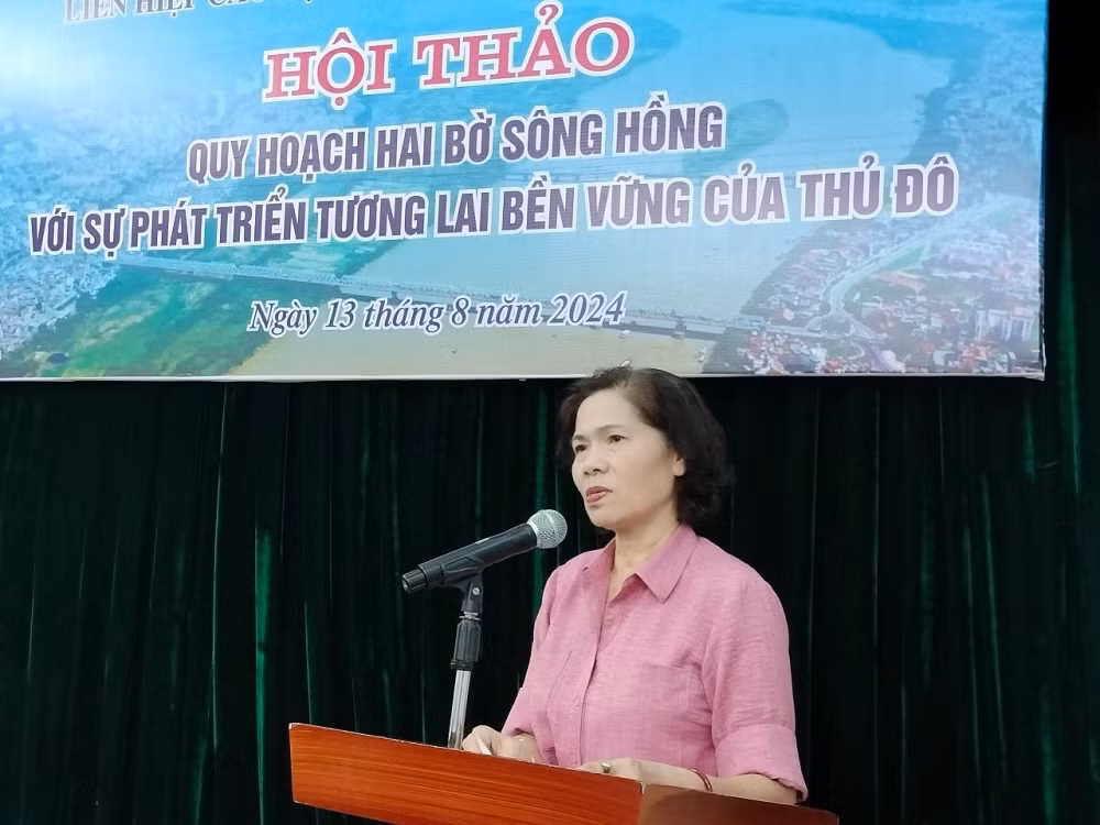 Quy hoạch bờ sông Hồng với sự phát triển bền vững của Thủ đô Quy hoach bo song Hong voi su phat trien ben vung cua Thu do