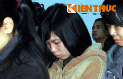 Bị cáo Vương Thị Lan tại phiên tòa.