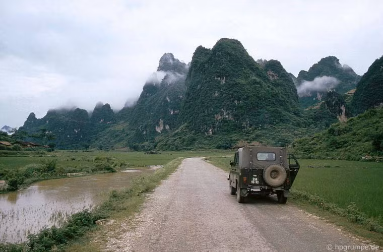 Nghỉ chân trên đường.