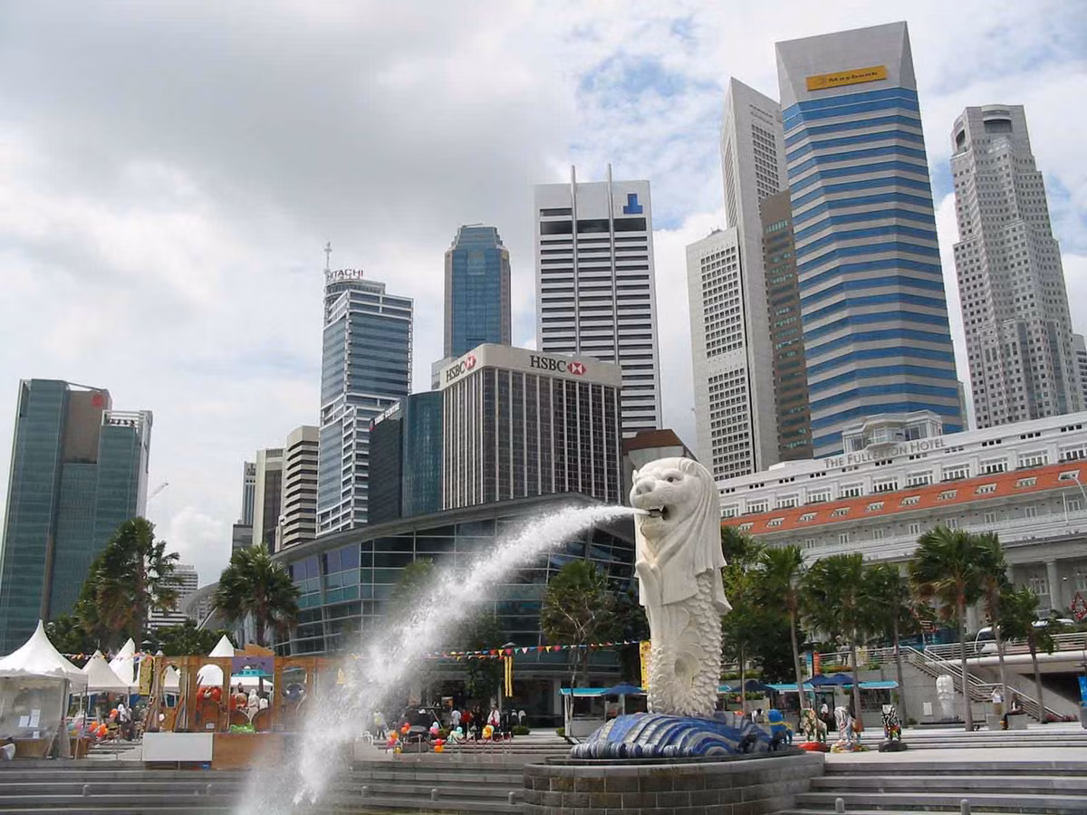 Singapore, một trong những quốc gia phát triển ở Đông Nam Á.
