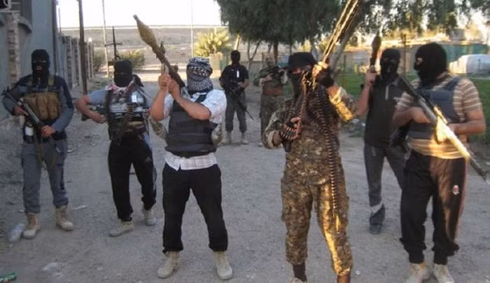 Các phần tử nhóm phiến quân nổi dậy ISIL.