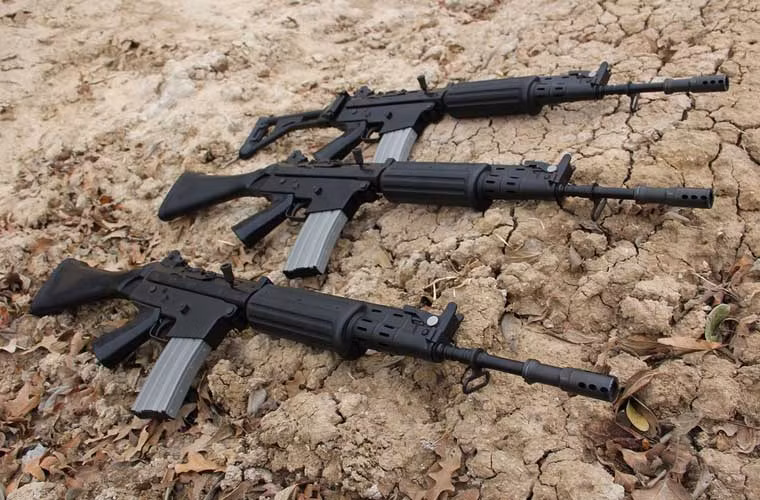 FN FNC được phát triển với 2 mẫu: mẫu thường và mẫu carbine. Trong đó, mẫu thường nặng 3,84kg, dài 997mm với báng mở hoặc 766mm với báng gấp, nòng dài 449mm. Còn mẫu carbine nặng 3,7kg, dài 911mm với báng mở hoặc 667mm với báng gấp, cỡ nòng dài 363mm.